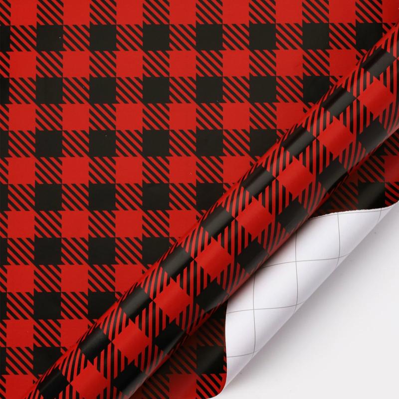 10′ Rolls |  30" X 10′ Holiday Wrapping Paper | Buffalo Plaid 10' Rolls 10' Rolls