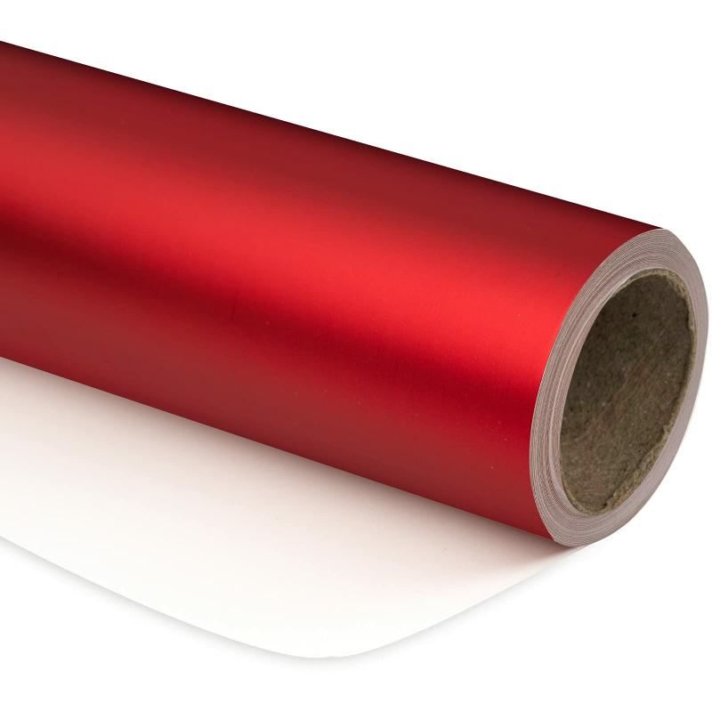 10′ Rolls |  30" X 10′ Wrapping Paper | Matte Red 10' Rolls 10' Rolls