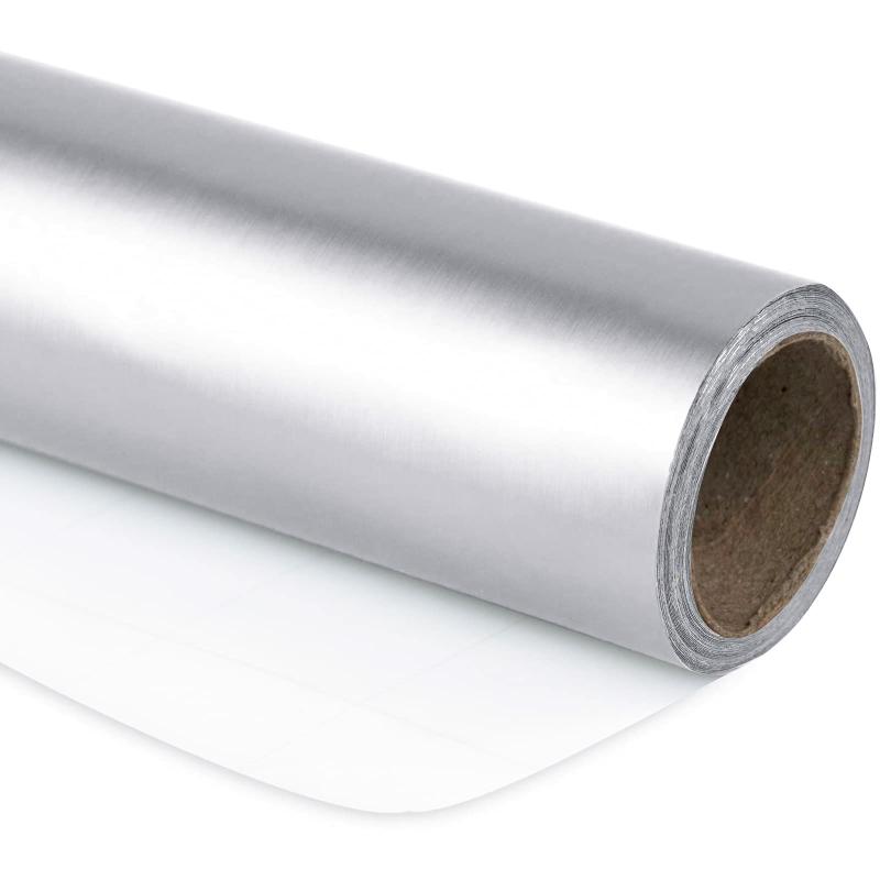 10′ Rolls |  30" X 10′ Wrapping Paper | Matte Silver 10' Rolls 10' Rolls