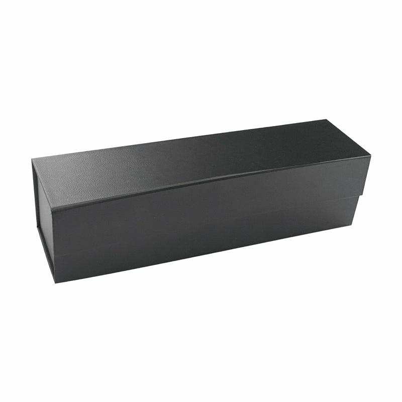 Everyday |  13" X 3.7" X 3.7" Collapsable Gift Box W/ Magnetic Square Flap Lid | Black Everyday Everyday