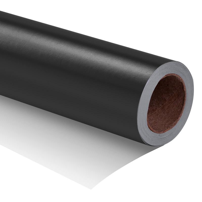 Everyday |  30" X 10′ Wrapping Paper | Matte Black 10' Rolls 10' Rolls