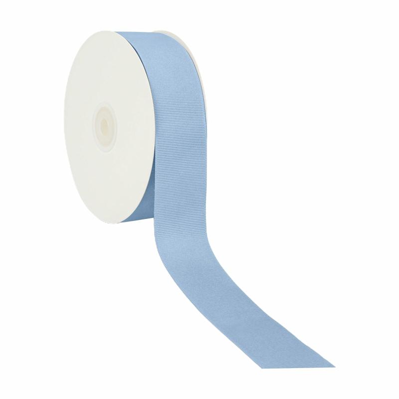 Grosgrain |  1 1/2" Textured Grosgrain Ribbon | French Blue | 50 Yard Roll Grosgrain Grosgrain