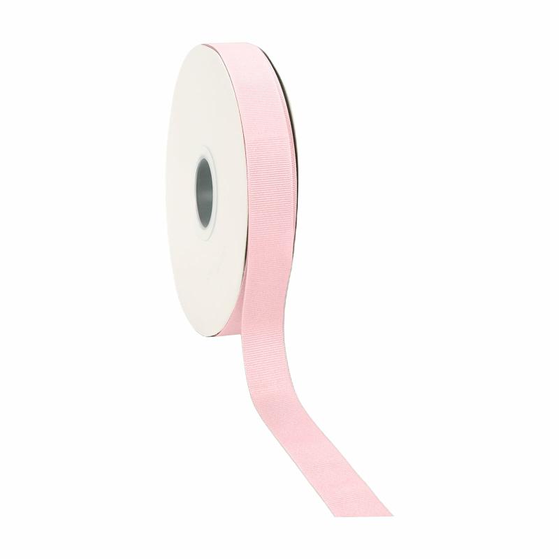 Grosgrain |  7/8" Textured Grosgrain Ribbon | Pearl Pink | 100 Yard Roll Grosgrain Grosgrain