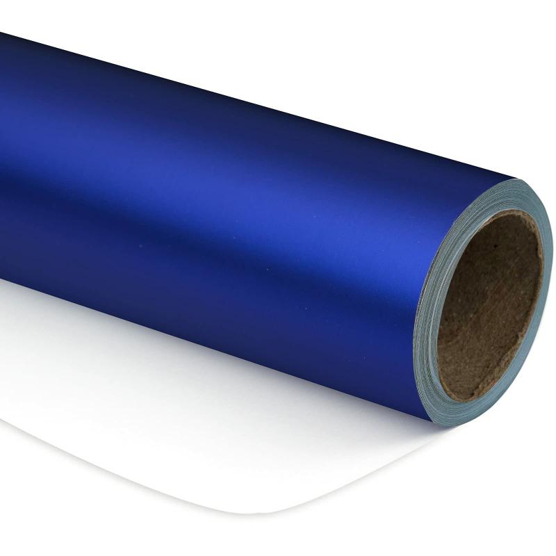 Holiday |  30" X 10′ Wrapping Paper | Matte Blue 10' Rolls 10' Rolls