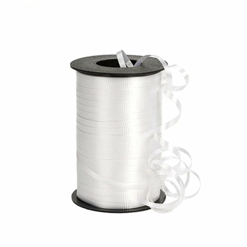 Polypropylene |  3/16" Curling Ribbon | White | 500 Yard Roll Polypropylene Polypropylene