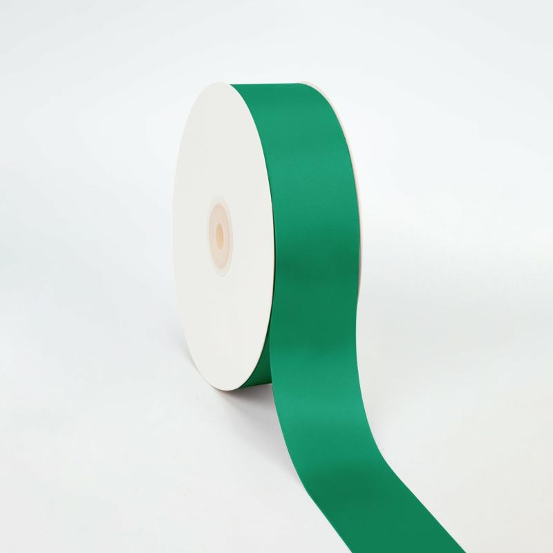 Satin |  1 1/2" Double Face Satin Ribbon | Forest | 50 Yard Roll Ribbon Satin