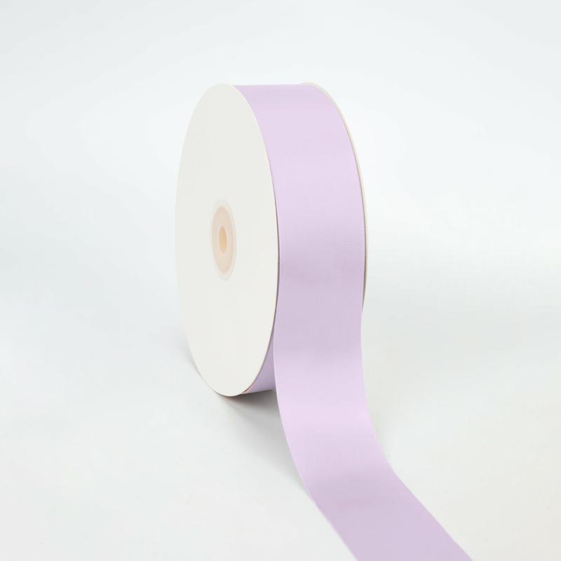 Satin |  1 1/2" Double Face Satin Ribbon | Lt Orchid | 50 Yard Roll Ribbon Satin