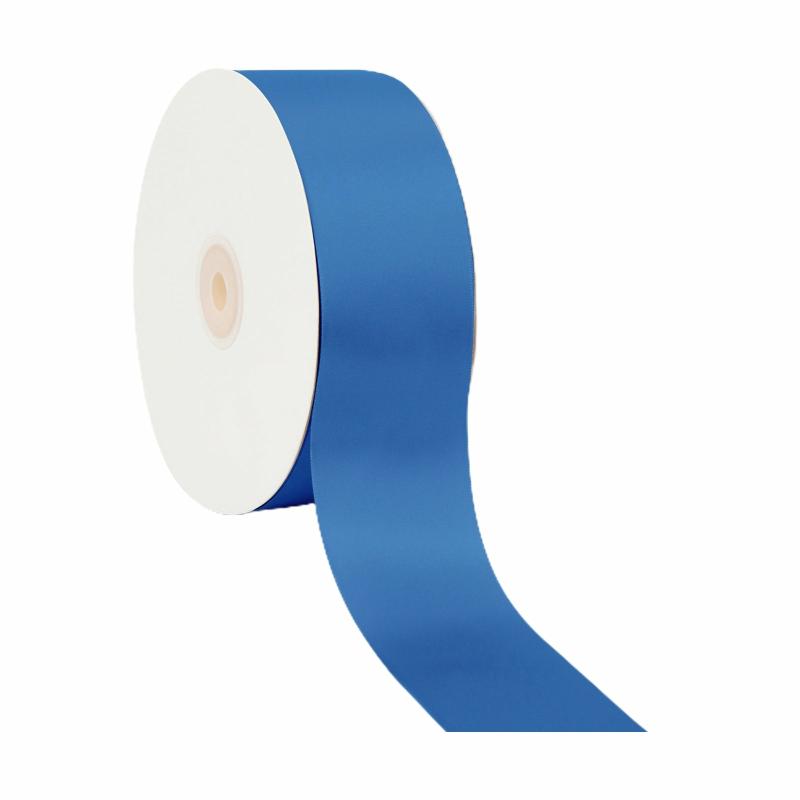 Satin |  2 1/4" Double Face Satin Ribbon | Royal | 50 Yard Roll Ribbon Satin