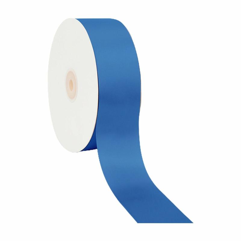 Satin |  2" Double Face Satin Ribbon | Royal | 25 Yard Roll Ribbon Satin