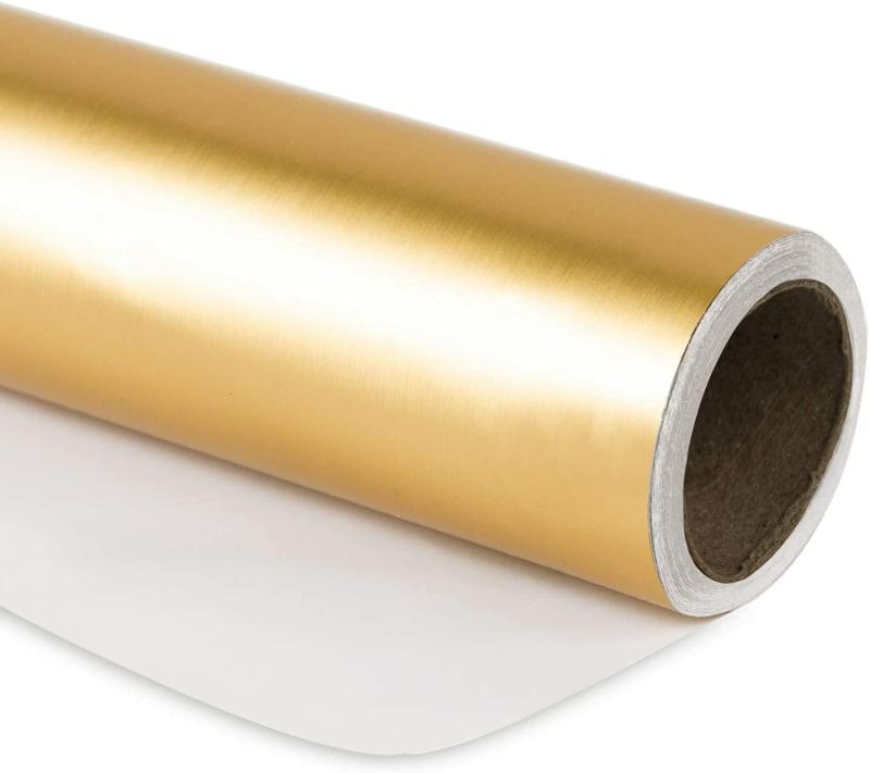 10′ Rolls |  30" X 10′ Wrapping Paper | Matte Gold 10' Rolls 10' Rolls